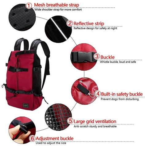 frenchie backpapk Key Features