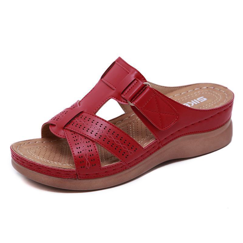 Women's Hook Loop Wedges Sandals
