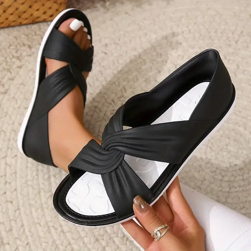Women's Comfort Bowtie Slide Sandals