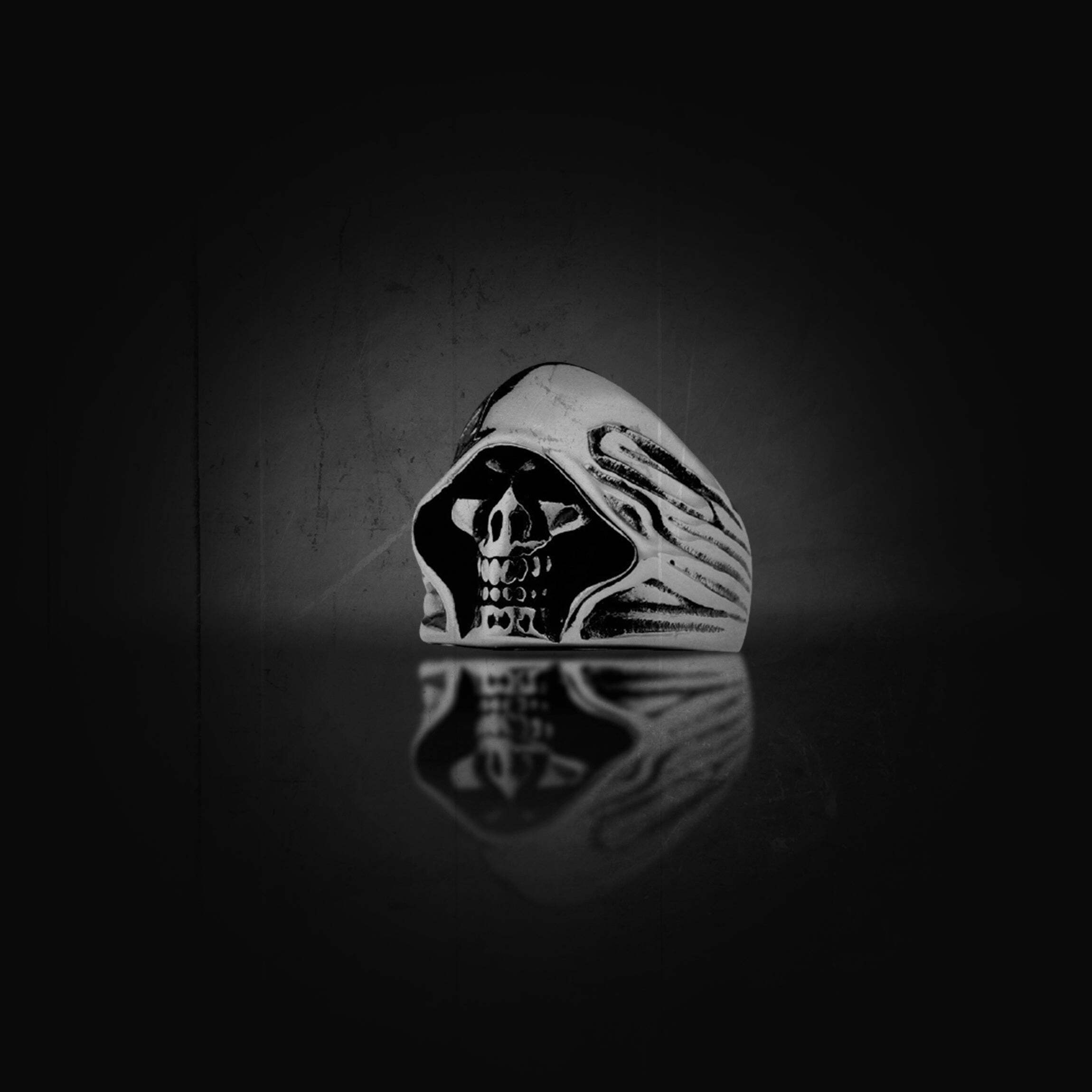BLACKRISS™Retro Death Skull Ring-Blackriss