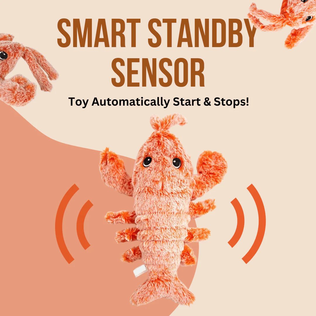 Floppy Lobster Interactive Dog Toy
