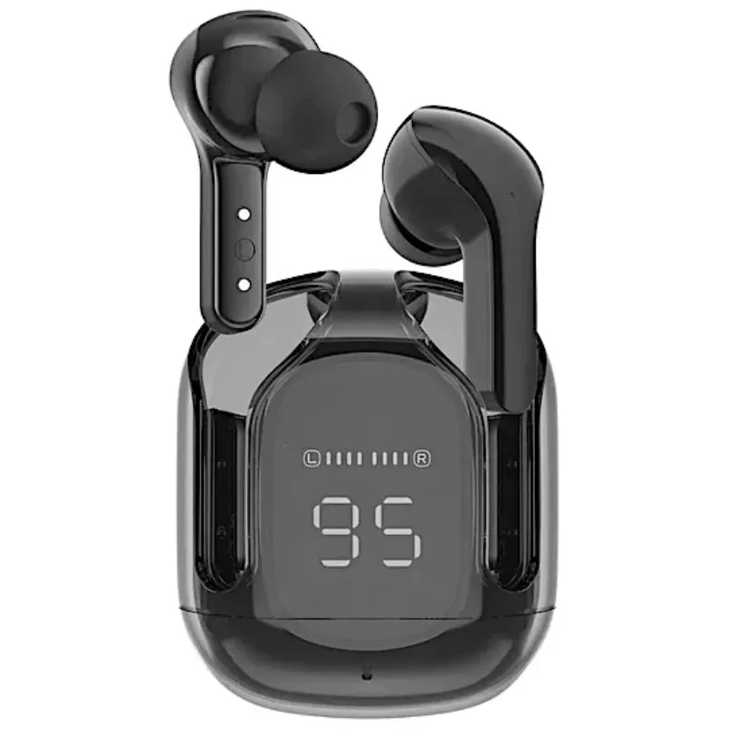 Bluetooth Headphones Crystal Earbuds (Works with iPhone & Android)