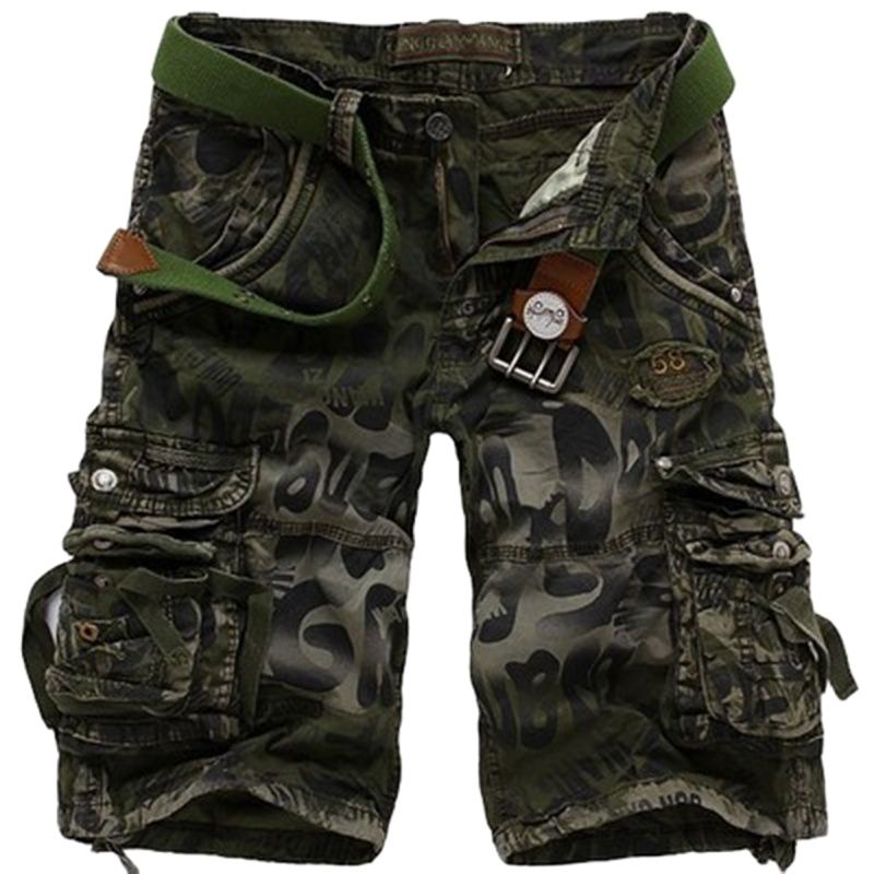Gothic Camo Shorts-Blackriss