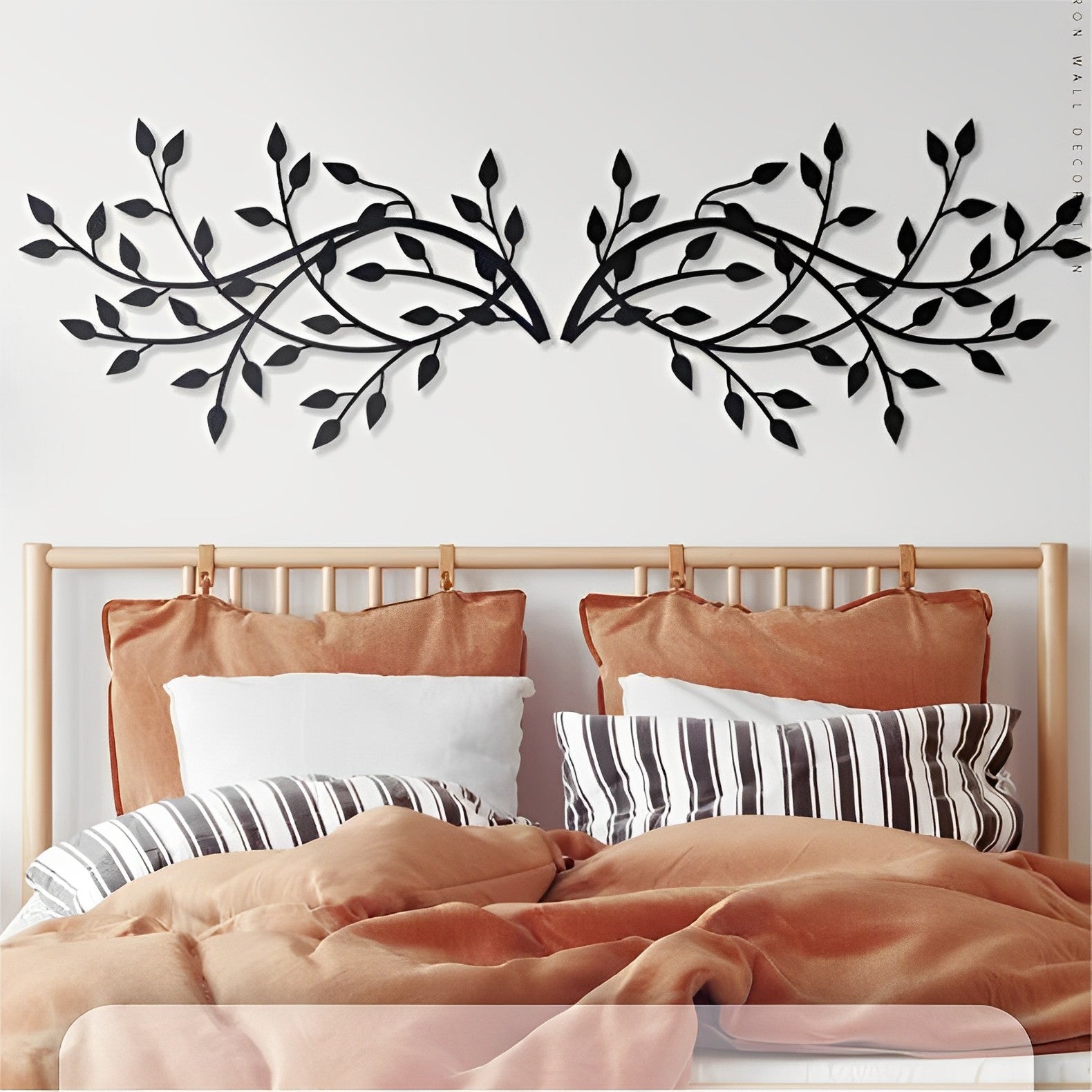 Olive Tree Branch Metal Wall Art