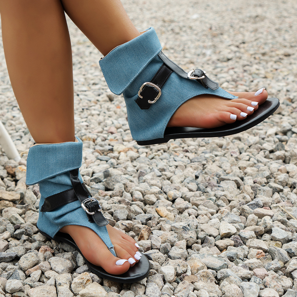 Womens Comfortable Flat Thong Sandals