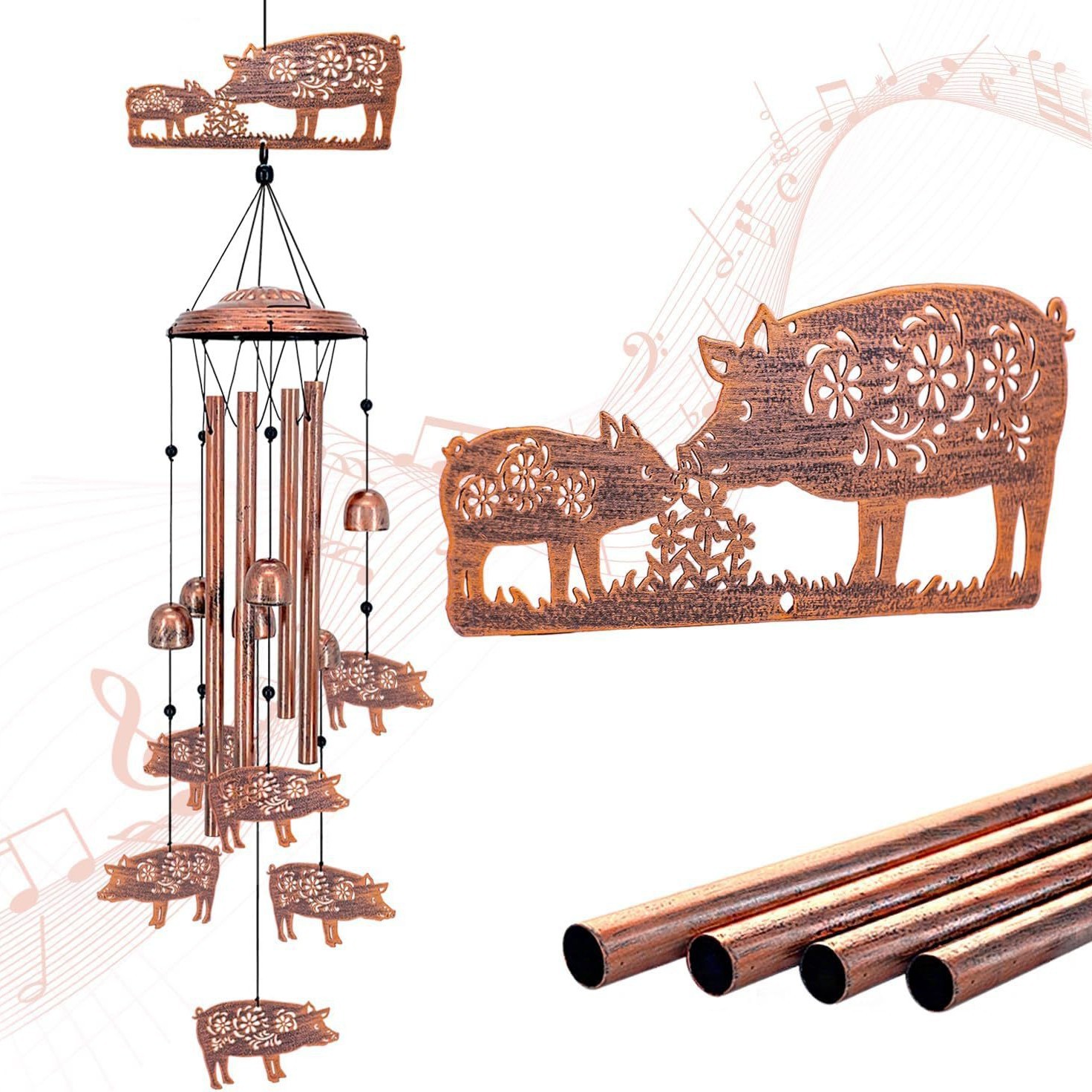 Creative Animal Wind Chimes – Heartwarming Gift for Any Occasion