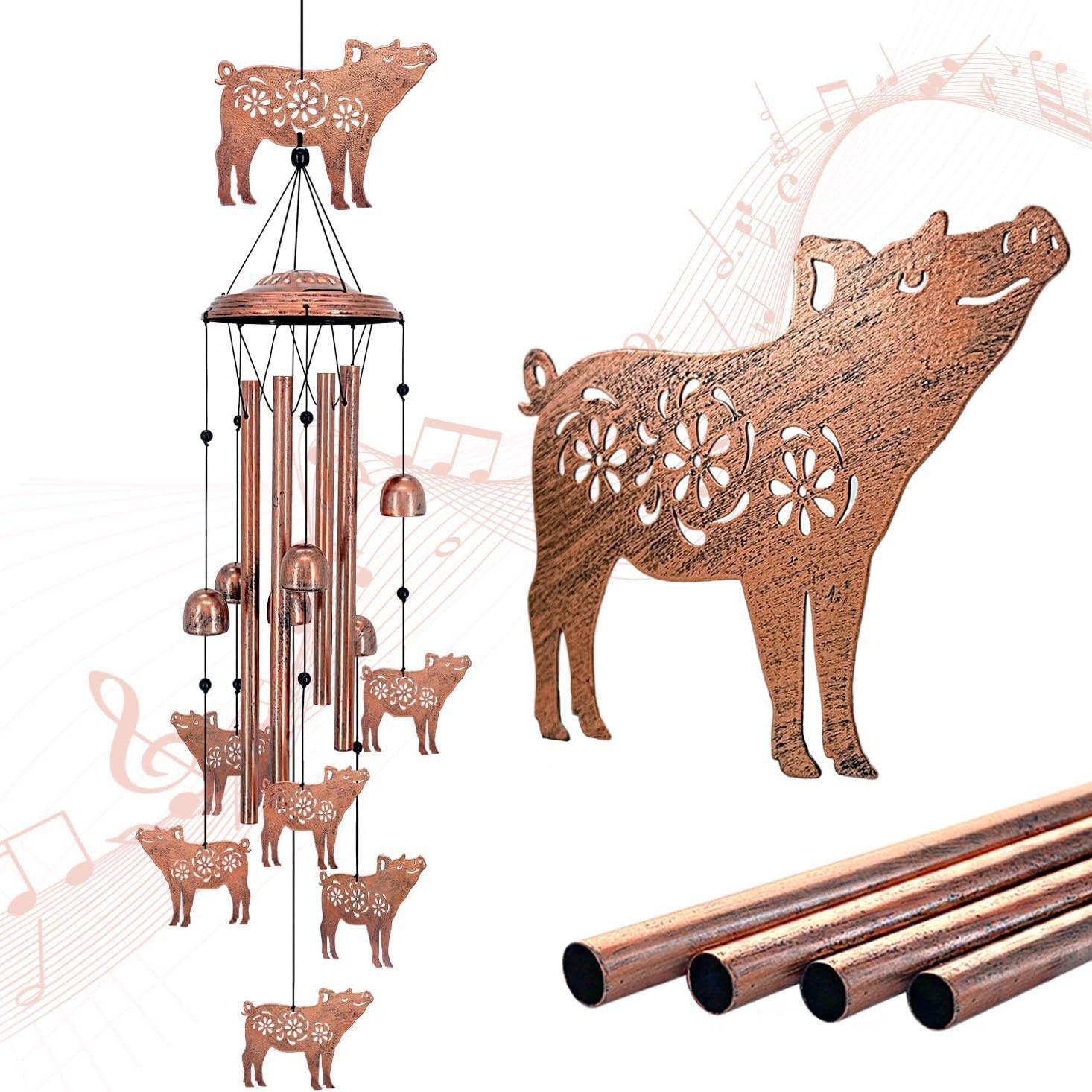 Creative Animal Wind Chimes – Heartwarming Gift for Any Occasion