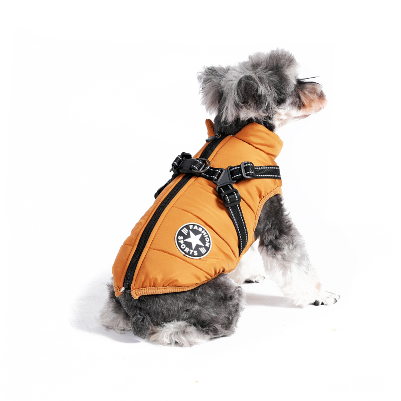 Pawbibi™ - Waterproof Winter Jacket with Built-in Harness
