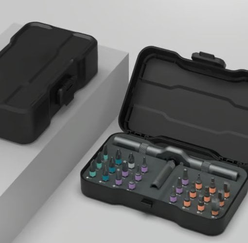 DIY screwdriver 24 in 1, switchable screwdriver shape to adapt to various home repairs