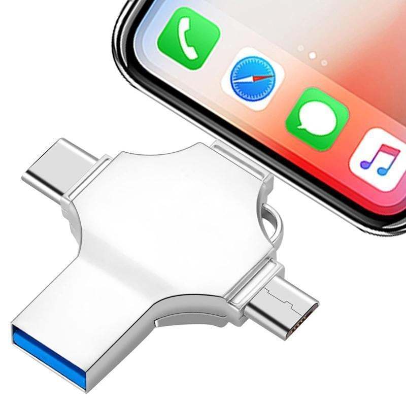 USB Flash Drive, 4-in-1 OTG Memory Stick