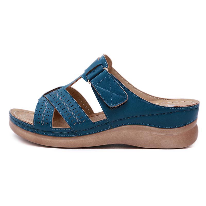 Women's Hook Loop Wedges Sandals