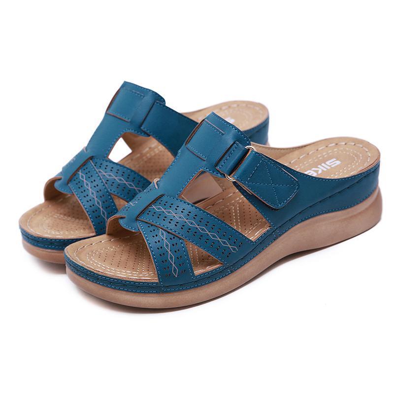 Women's Hook Loop Wedges Sandals