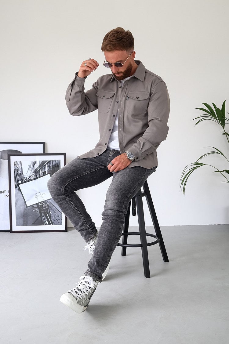 Button Down Shirt Jacket (Buy 3 Free Shipping)