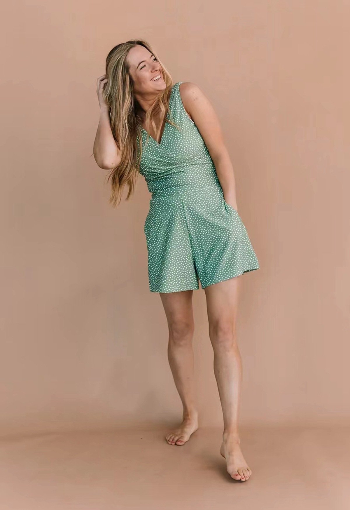 🔥Swim Romper Built-in Bra👙 Detachable bra cup