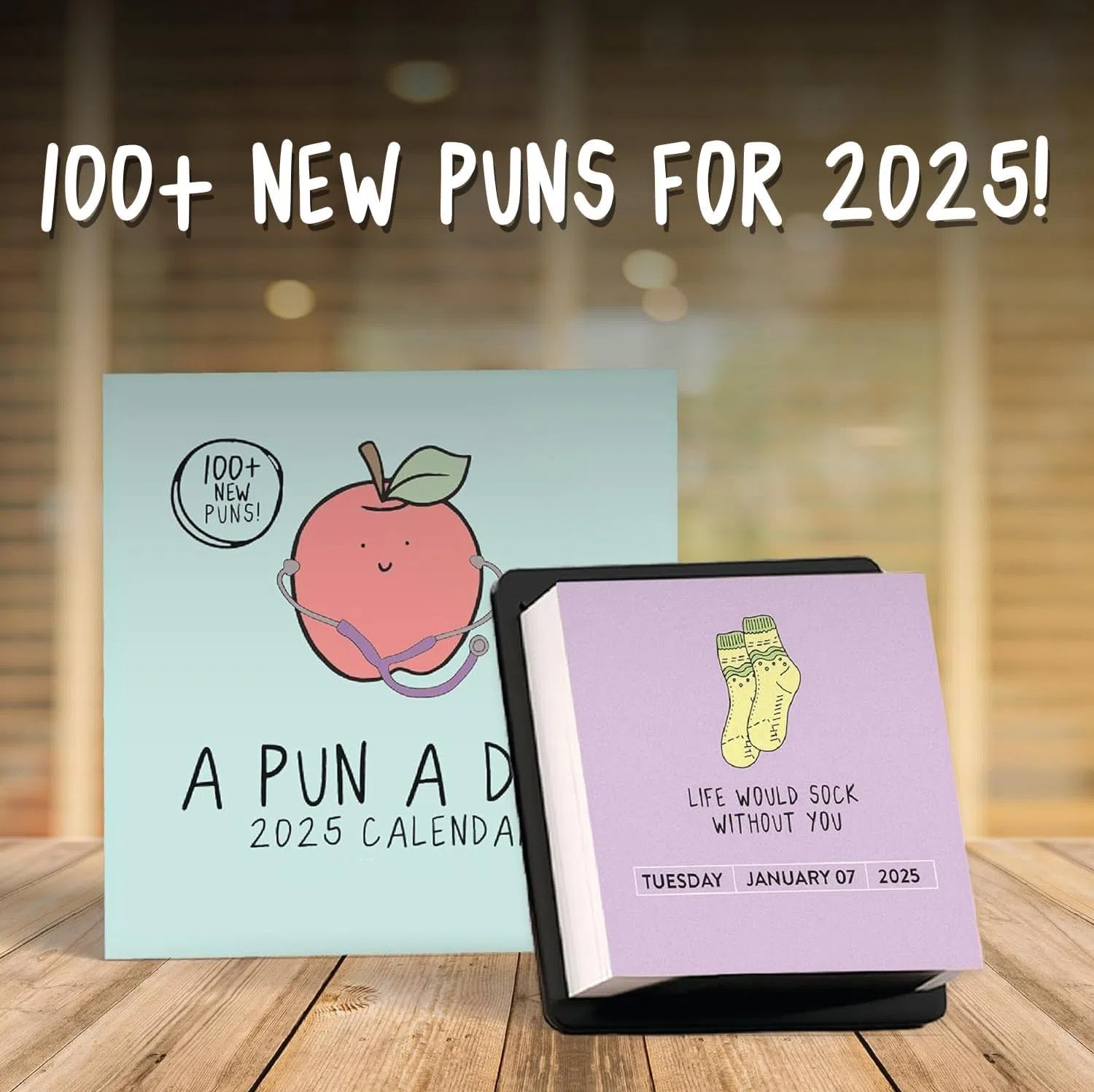2025 A Pun A Day Desktop Calendar🗓️🍑
