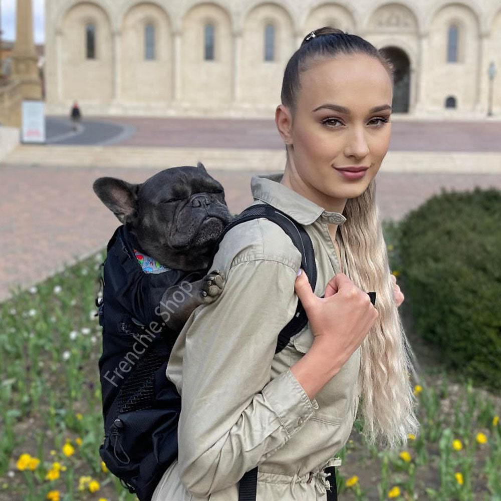 backpack dog holder