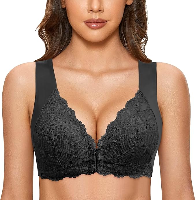 🔥Full Coverage Front, Closure Support Bra Comfort & Sleep Bra💖