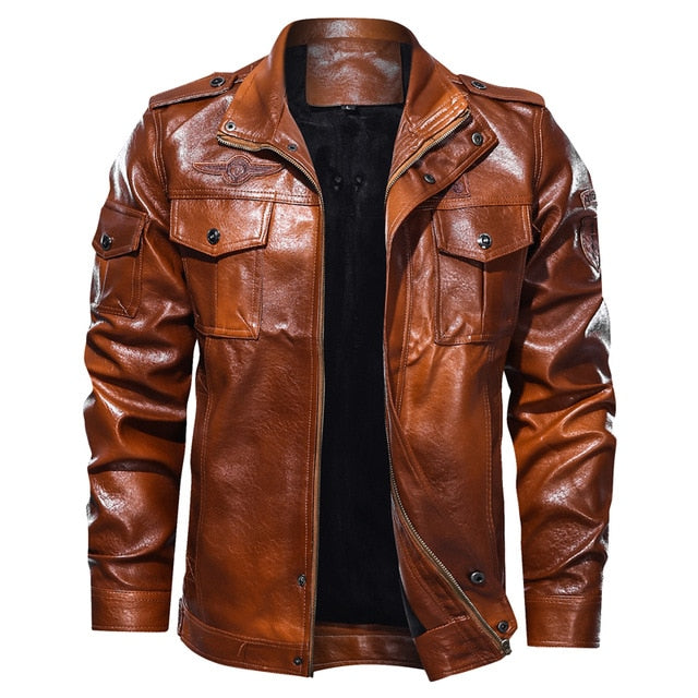 Blackriss™Men's Leather Jacket-Blackriss