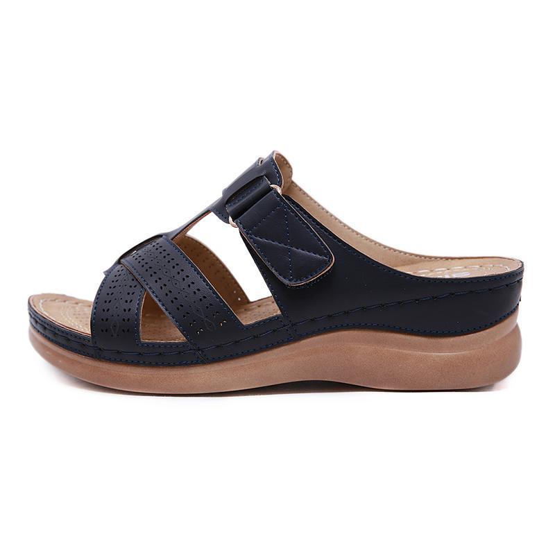 Women's Hook Loop Wedges Sandals