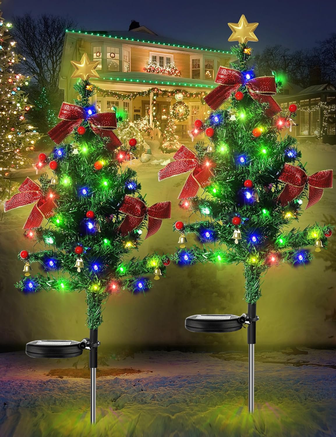 Xmas Sale 49% OFFSolar Christmas Trees Lights Outdoor Decoration Waterproof