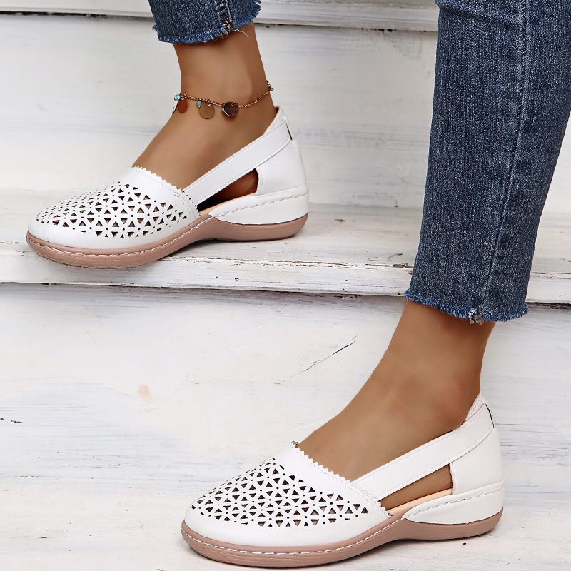 Women's Wedges Orthopedic Hollow Out Vintage Sandals