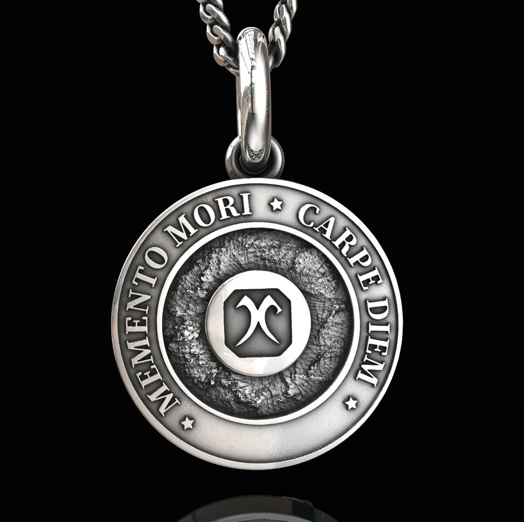 BLACKRISS™🍀Memento Mori Skull Pendant-Blackriss