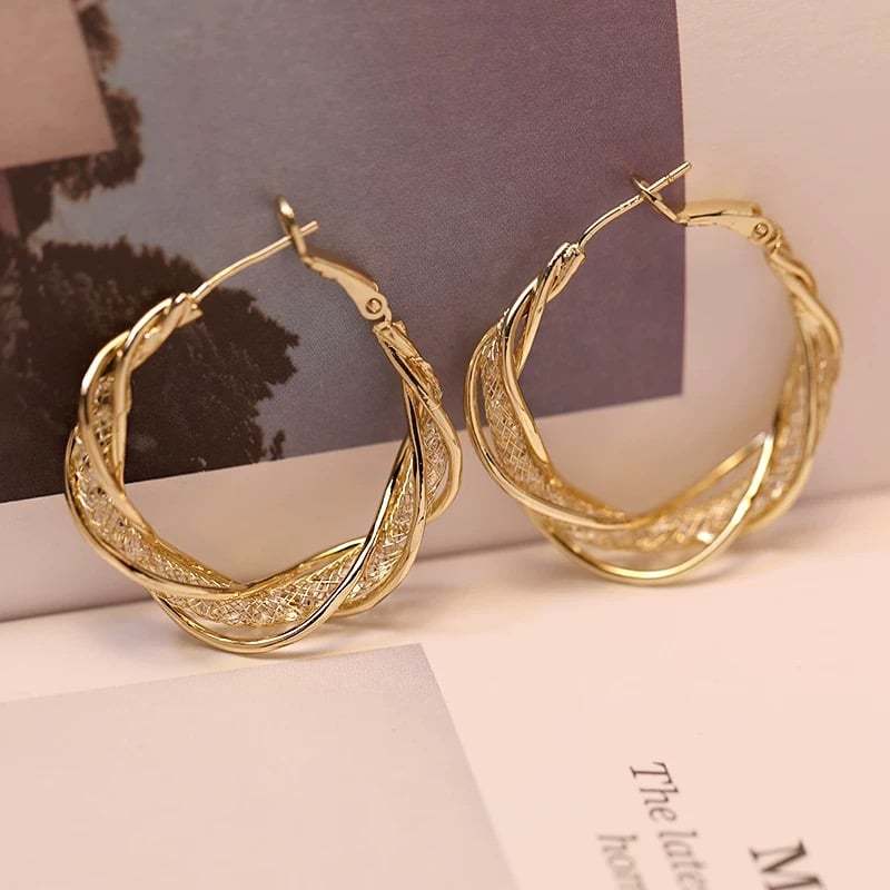 49% OFF Today Only! (4.8/5⭐⭐⭐⭐⭐)💕-Fashion Twist Earrings