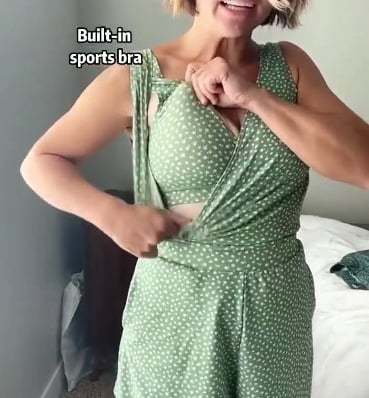 🔥Swim Romper Built-in Bra👙 Detachable bra cup