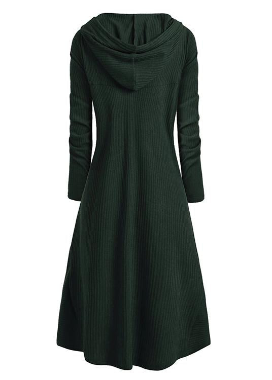 BLACKRISS™Hooded High Low Drop Shoulder Longline Sweater for woman-Blackriss
