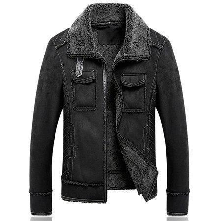 Blackriss™Men's Fur Jacket-Blackriss