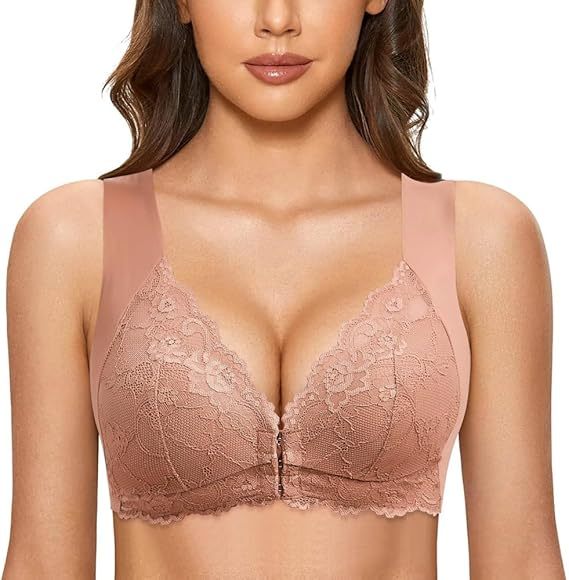 🔥Full Coverage Front, Closure Support Bra Comfort & Sleep Bra💖