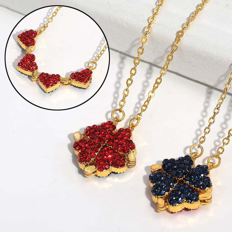 49% OFF Today Only! (4.8/5⭐⭐⭐⭐⭐)💕-Fashion Four-Leaf Clover Necklace