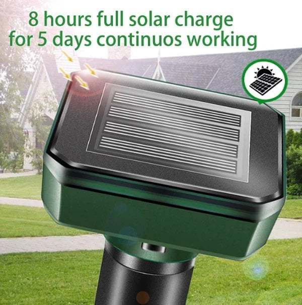 🔥Solar Power Mouse Mole Snakes Pest Rodent Repeller