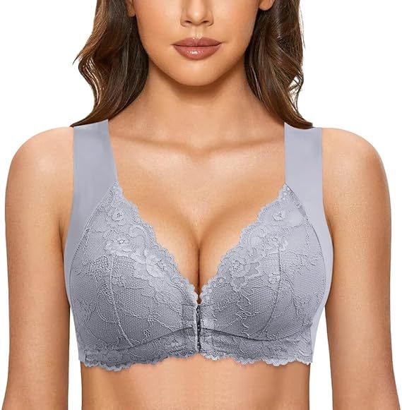 🔥Full Coverage Front, Closure Support Bra Comfort & Sleep Bra💖