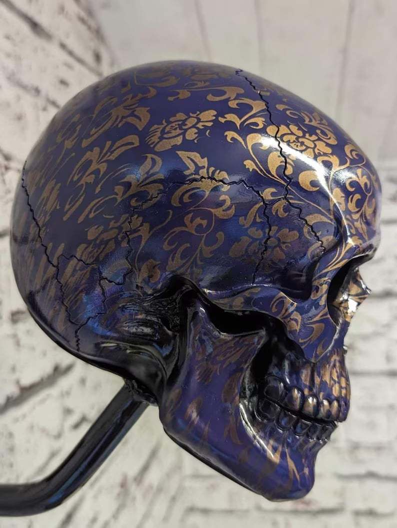 LAST DAY 70% OFF - 🏴‍☠️Motorcycle Helmet and Jacket Skull Holder