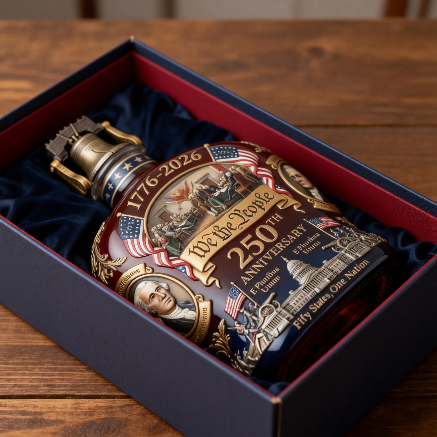 🎊New Year 49% OFF-U.S. 250th Anniversary Commemorative Whiskey Bottle
