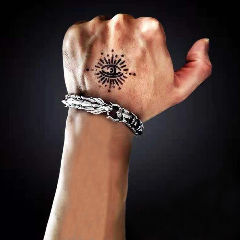 BLACKRISS™Dragon Sterling Silver Bracelet--Gift For Him-Blackriss