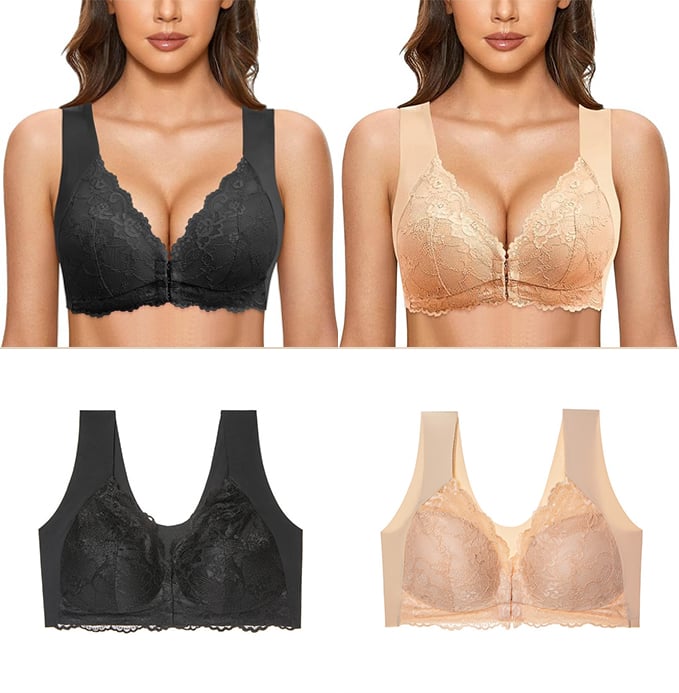 🔥Full Coverage Front, Closure Support Bra Comfort & Sleep Bra💖