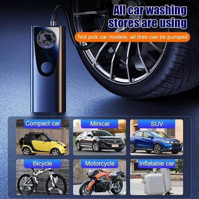 Portable high-power car air pump - 🔥49% OFF🔥