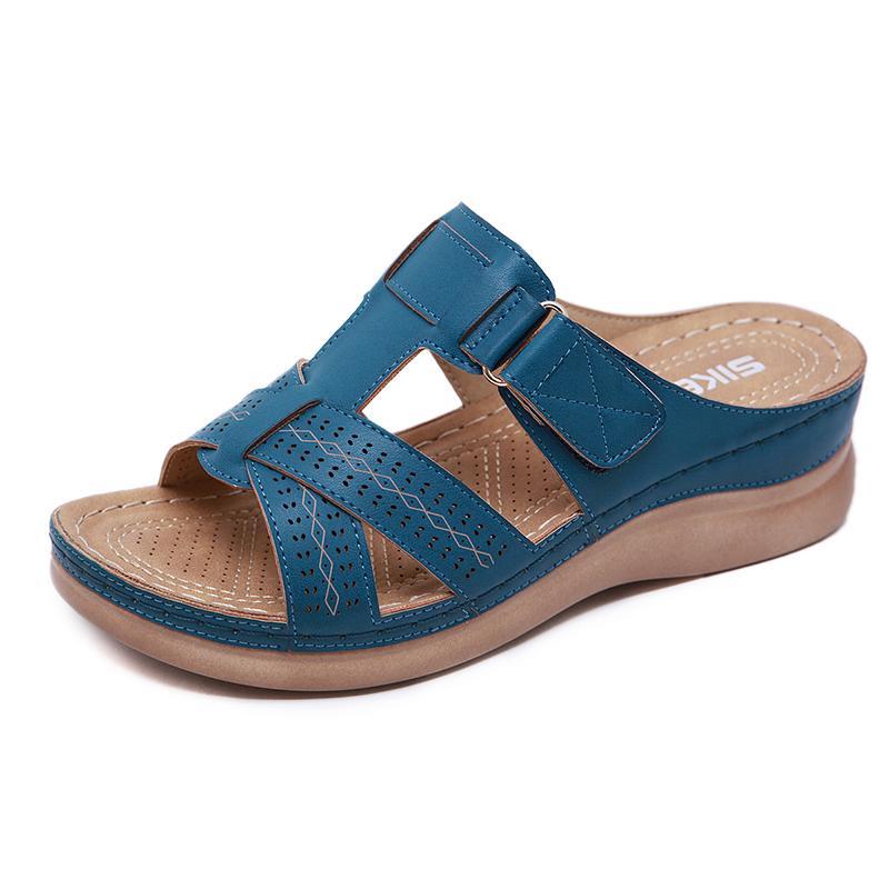 Women's Hook Loop Wedges Sandals