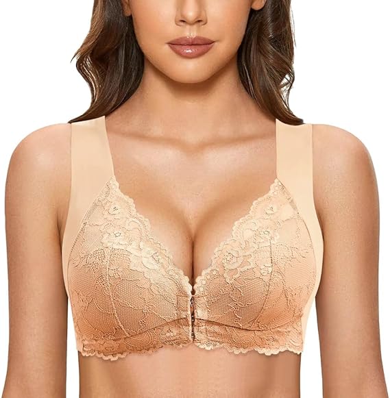 🔥Full Coverage Front, Closure Support Bra Comfort & Sleep Bra💖