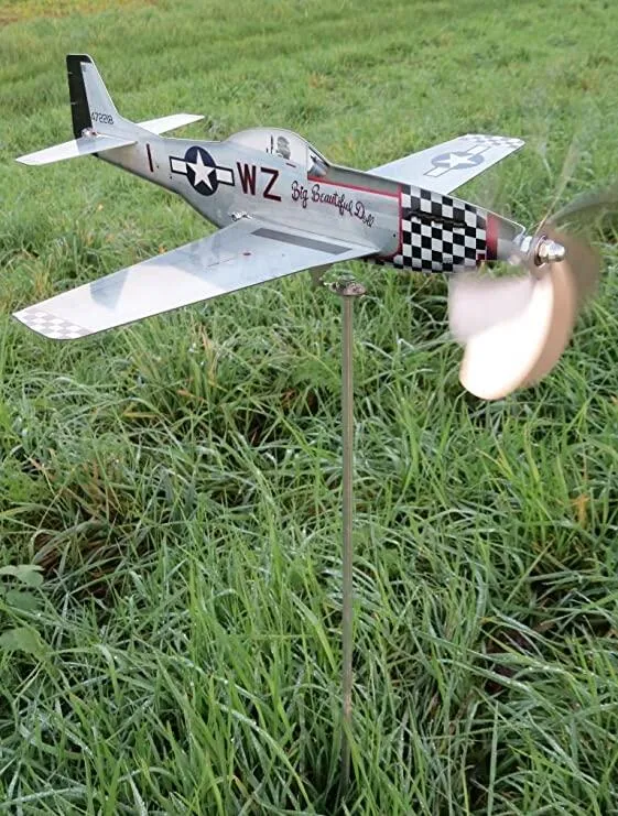 Airplane Wind Spinner Aircraft Pinwheel