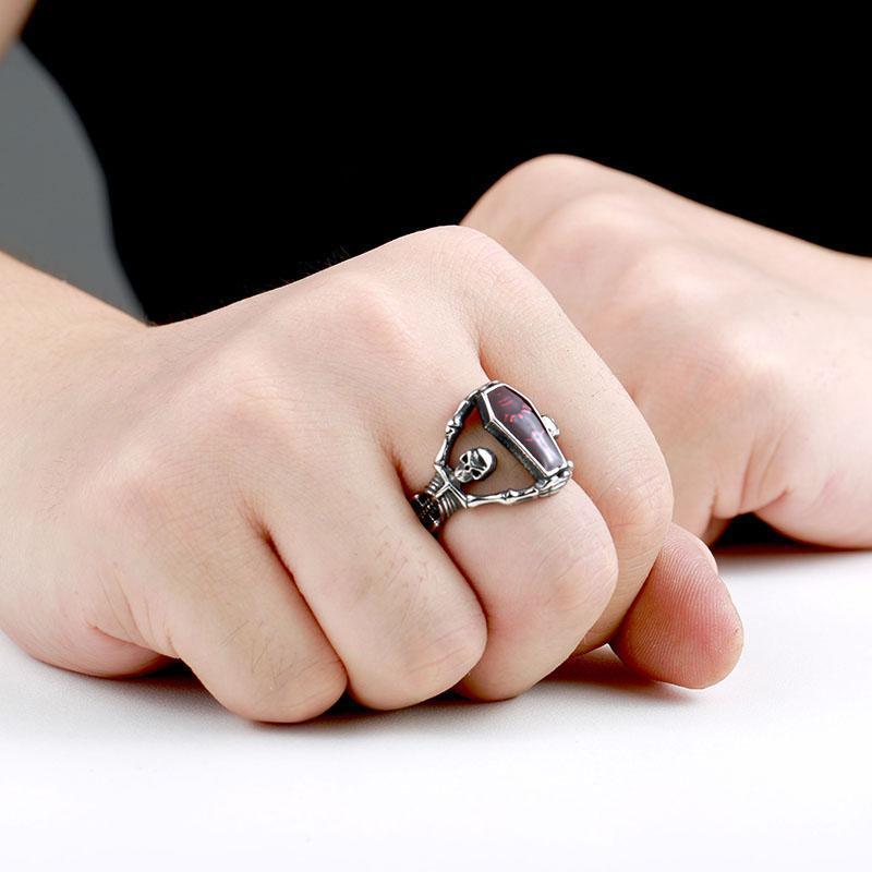 Blackriss™Skull Coffin Ring-Blackriss