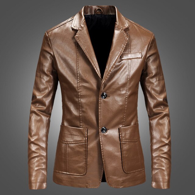 Blackriss™Men's Leather Jacket-Blackriss