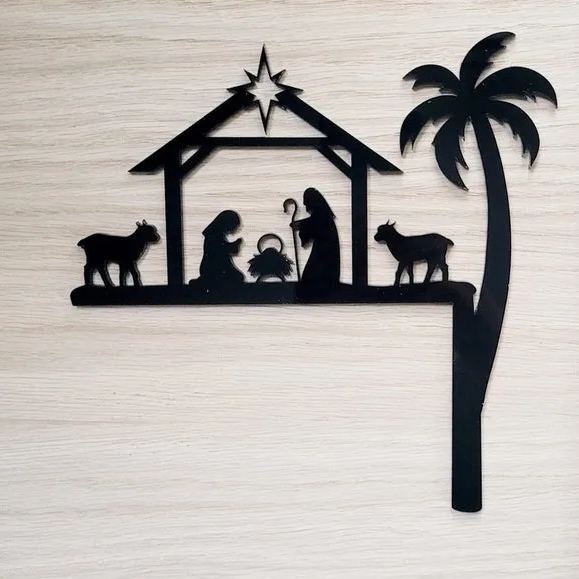 Nativity Scene Door Topper