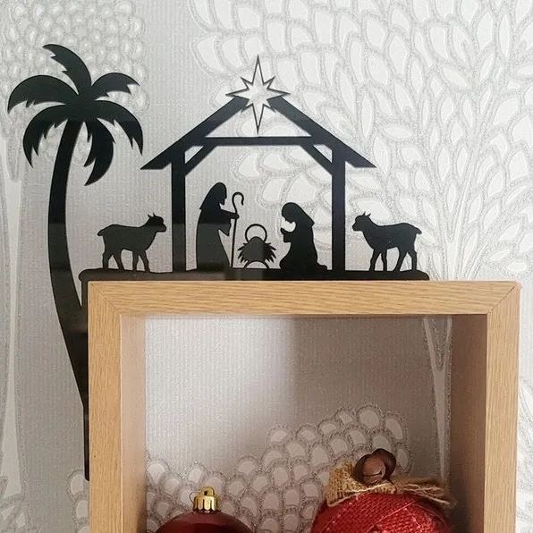 Nativity Scene Door Topper