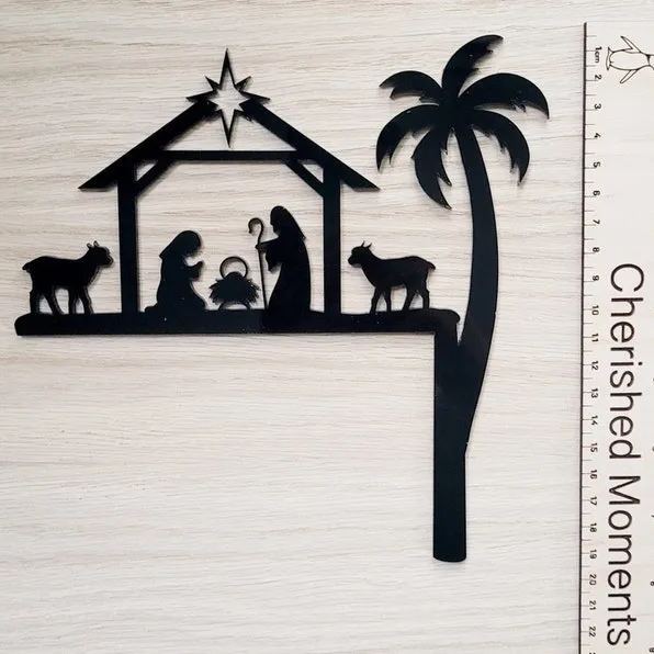 Nativity Scene Door Topper