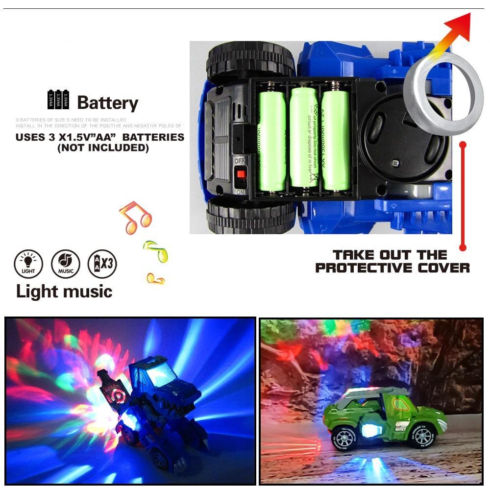 🎁 49% OFF🎁 Transforming Dinosaur LED SUV Car