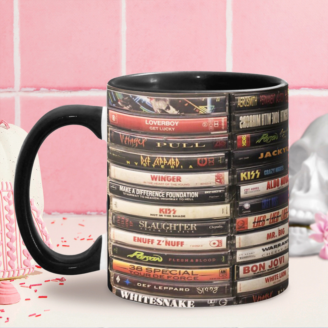Metal Heavy Metal Kings Classic Tapes Accent Coffee Mugs