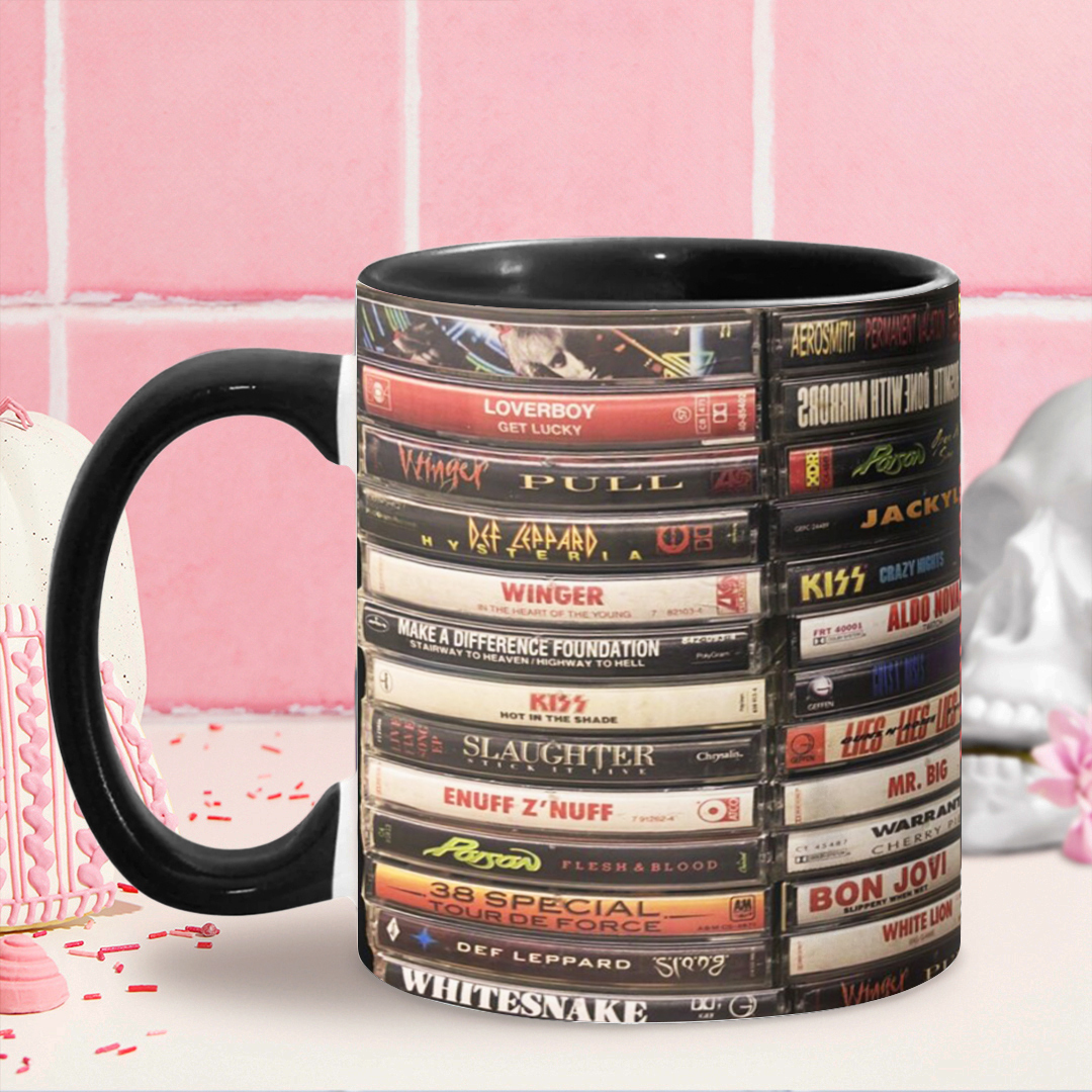 Metal Heavy Metal Kings Classic Tapes Accent Coffee Mugs